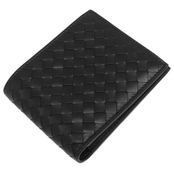 ボッテガヴェネタ メンズ 二つ折り財布 BOTTEGA VENETA 113993 V4651 1000 ブラック【お取り寄せ商品】 詳細画像