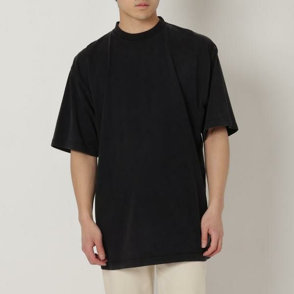 バレンシアガ Tシャツ カットソー ブラック シルバー メンズ BALENCIAGA 641675 tnvu3 1073 バレンシアガ Tシャツ カットソー ブラック シルバー メンズ BALENCIAGA 641675 tnvu3 1073
