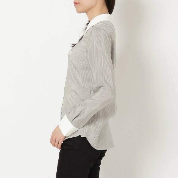 セリーヌ シャツ ブラウス ロミーシャツ トリオンフ グレー レディース