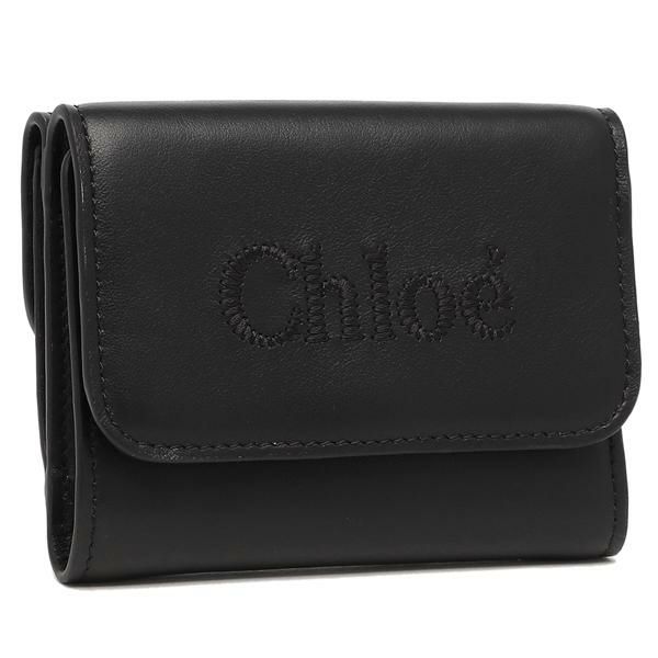 クロエ 三つ折り財布 クロエセンス ミニ財布 ブラック レディース CHLOE CHC23AP874I10 001 クロエ 三つ折り財布 クロエセンス ミニ財布 ブラック レディース CHLOE CHC23AP874I10 001