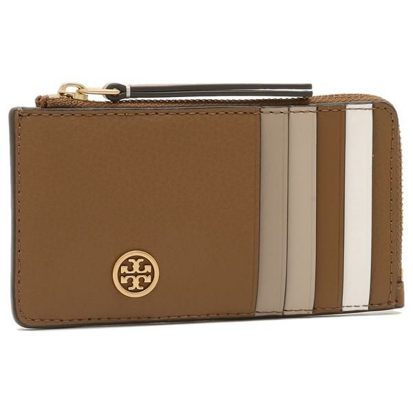 トリーバーチ カードケース フラグメントケース ロビンソン ブラウン レディース TORY BURCH 146012 202 マルチカラー