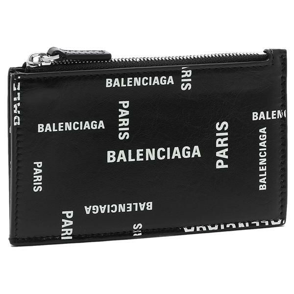 バレンシアガ カードケース フラグメントケース コインケース ブラック ホワイト メンズ BALENCIAGA 640535 2AAOC 1097 マルチカラー