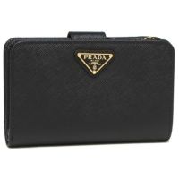 プラダ レディース 二つ折り財布 PRADA 1ML225 QHH F0002 ブラック