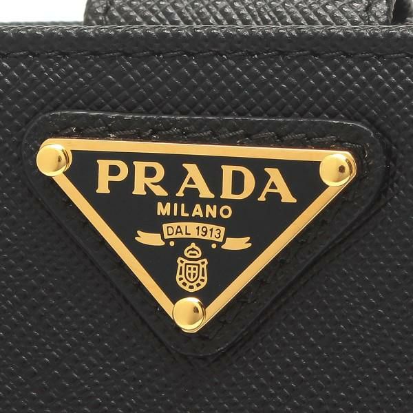 プラダ レディース 二つ折り財布 PRADA 1ML225 QHH F0002 ブラック 詳細画像