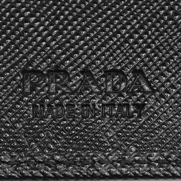 プラダ 二つ折り財布 メンズ PRADA 2MO738 QHH F0002 ブラック 詳細画像