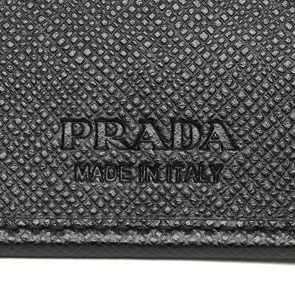 プラダ 二つ折り財布 メンズ PRADA 2MO738 QHH F0002 ブラック 詳細画像