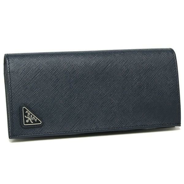 プラダ 長財布 メンズ PRADA 2MV836 QHH F0216 ネイビー