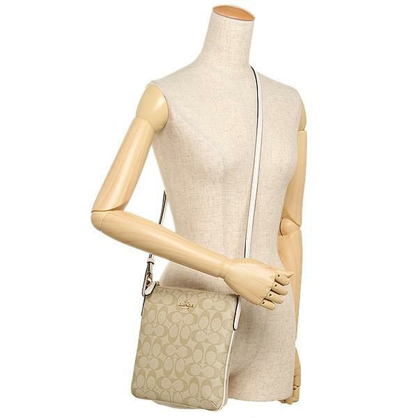 コーチ バッグ COACH F58309 ノースサウス クロスボディ シグネチャー ハンドバッグ ショルダーバッグ 詳細画像