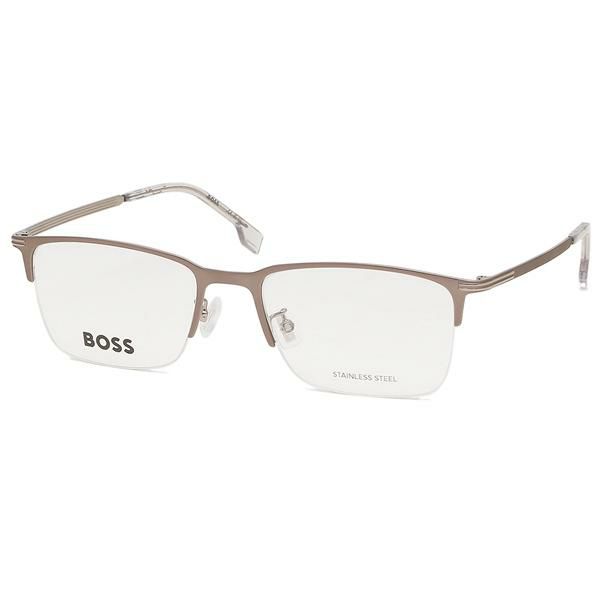 ヒューゴ ボス メガネフレーム 眼鏡フレーム アジアンフィット グレー シルバー メンズ HUGO BOSS 1616F R81 マルチカラー