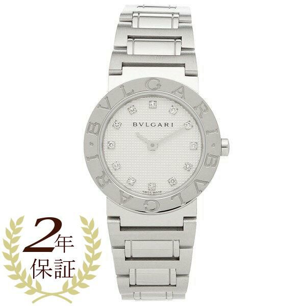 BVLGARI 腕時計 レディース ブルガリ BB26WSS/12 ホワイト シルバー