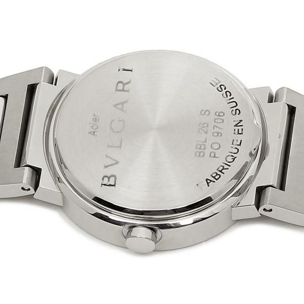 BVLGARI 腕時計 レディース ブルガリ BB26WSS/12 ホワイト シルバー 詳細画像