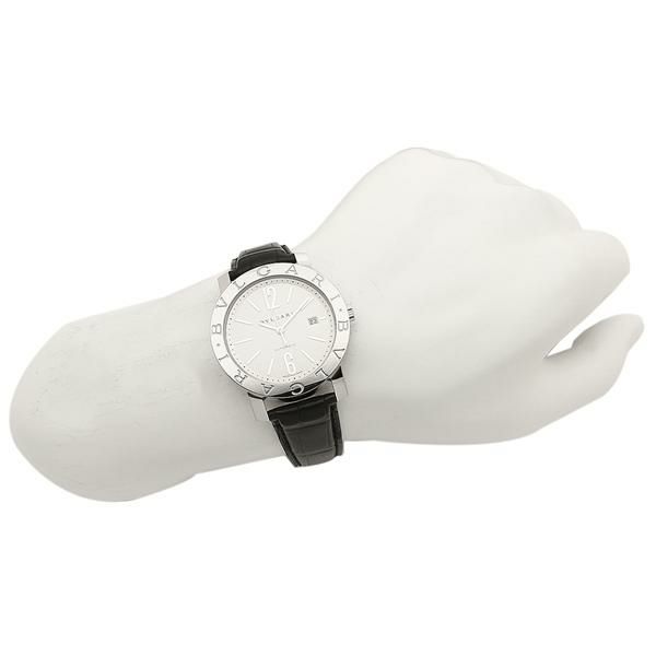 BVLGARI 腕時計 メンズ ブルガリ BB42WSLDAUTO ホワイト シルバー ブラック【お取り寄せ商品】 詳細画像