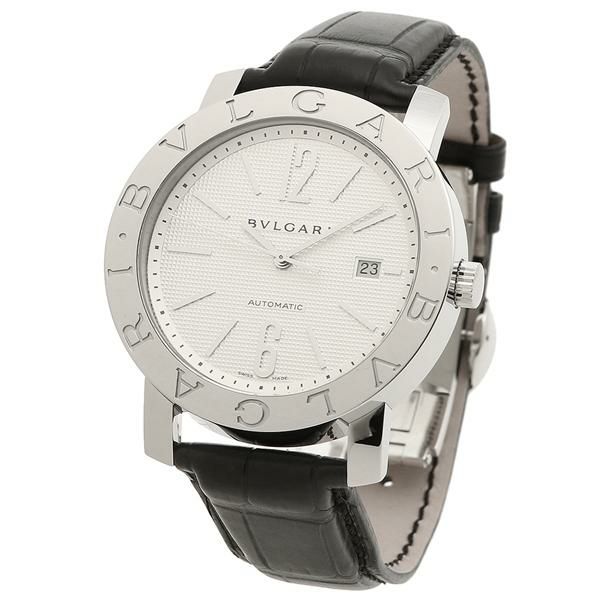 BVLGARI 腕時計 メンズ ブルガリ BB42WSLDAUTO ホワイト シルバー ブラック【お取り寄せ商品】 詳細画像