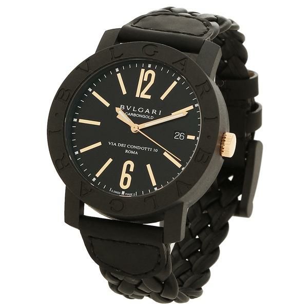 BVLGARI 腕時計 メンズ ブルガリ BBP40BCGLD/N ブラック 詳細画像