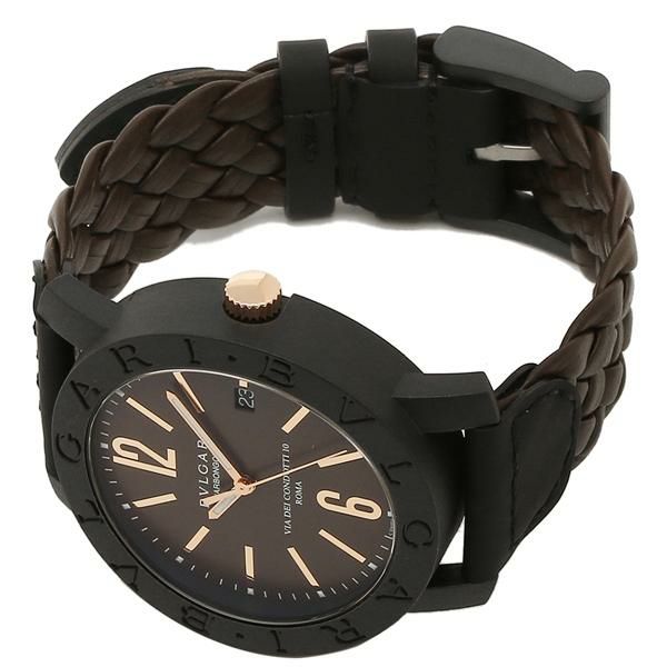 BVLGARI 腕時計 メンズ ブルガリ BBP40C11CGLD ブラウン ブラック【お取り寄せ商品】 詳細画像