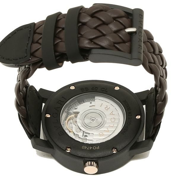 BVLGARI 腕時計 メンズ ブルガリ BBP40C11CGLD ブラウン ブラック【お取り寄せ商品】 詳細画像