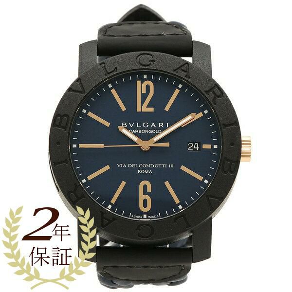 BVLGARI 腕時計 メンズ ブルガリ BBP40C3CGLD ブルー ブラック【お取り寄せ商品】