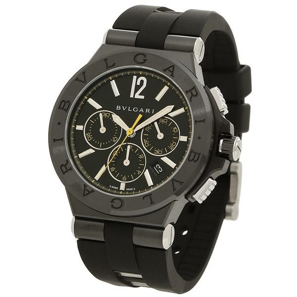 BVLGARI 腕時計 メンズ ブルガリ DG42BBSCVDCH/2　ブラック【お取り寄せ商品】 詳細画像
