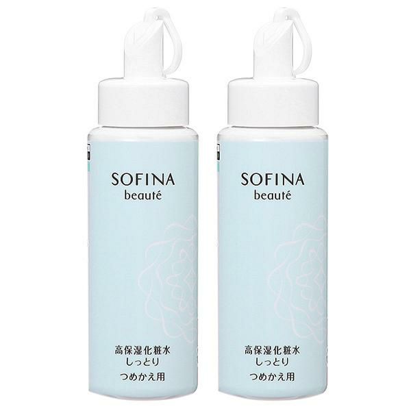 【セット】花王 ソフィーナ ボーテ SOFINA 高保湿化粧水 しっとり レフィル 130mL 2個セット