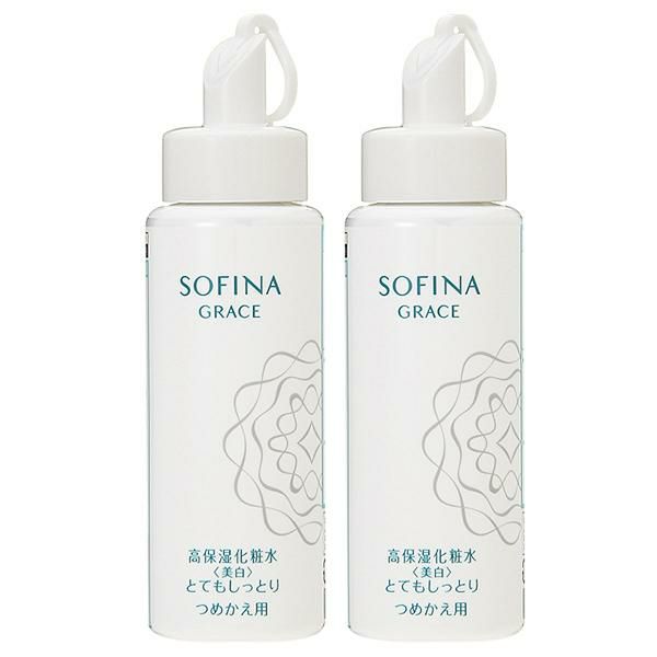 【セット】花王 グレイス ソフィーナ SOFINA 高保湿化粧水 美白 とてもしっとり レフィル 130mL 2個セット