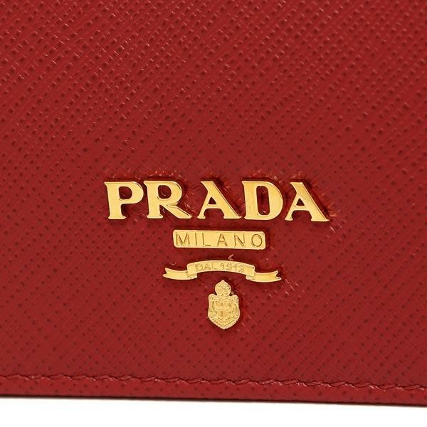 プラダ カードケース PRADA 1MC122 QWA F068Z 名刺入れ・カードケース 無地 FUOCO 赤 詳細画像