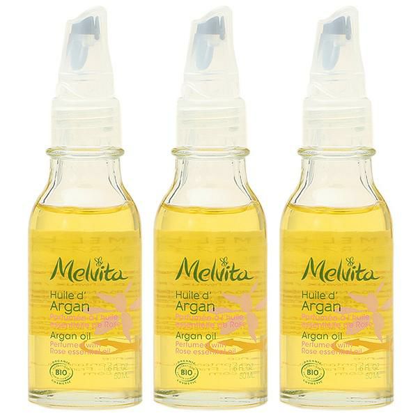 【セット】 メルヴィータ Melvita ビオオイル アルガンオイル ローズ 50mL 3本セット