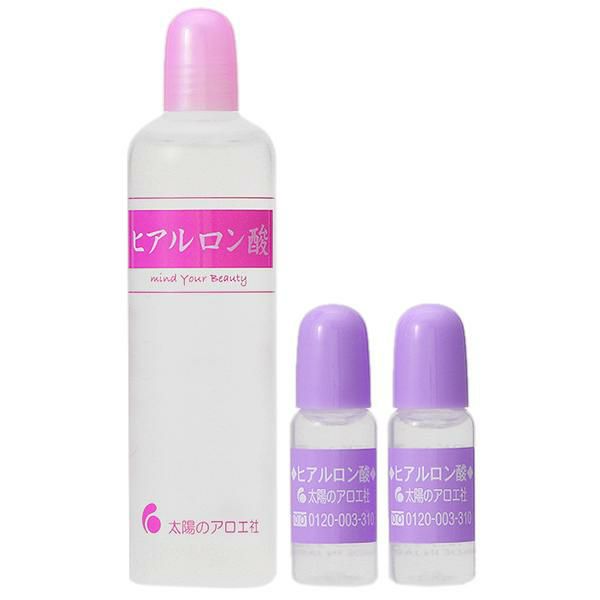 太陽のアロエ社 TaiyounoAloe ヒアルロン酸 80mL + 10mL×2個セット マルチカラー