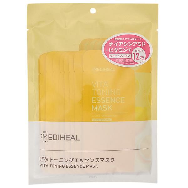 メディヒール MEDIHEAL ビタトーニングエッセンスマスク 20mL×12枚 マルチカラー