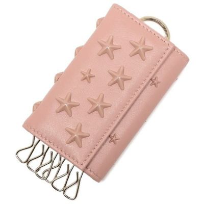 新品未使用JIMMY CHOO ピンク キーケース ジミー チュー JIMMY CHOO NEPTUNE CZN キーケース レディース 6連