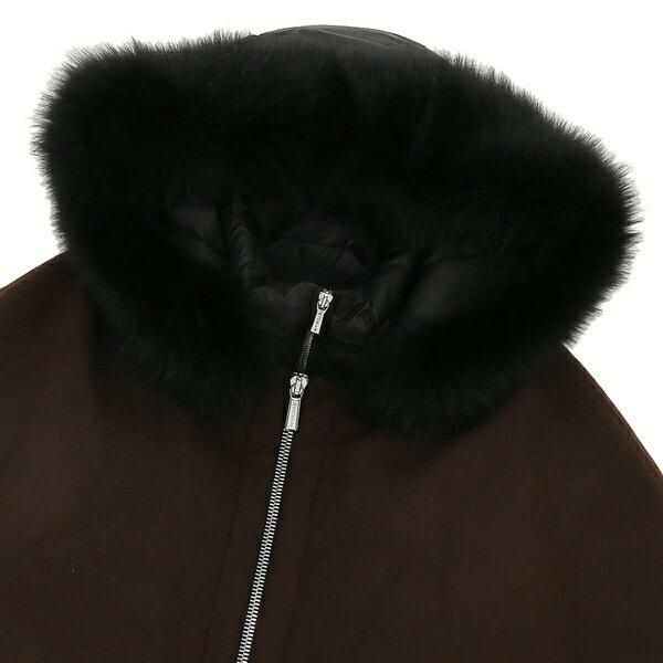 ムーレー ダウンジャケット コート ペガソ ケープコート ブラウン