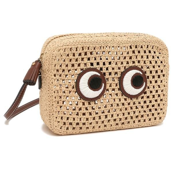 アニヤハインドマーチ ショルダーバッグ アイズシリーズ かごバッグ ベージュ レディース ANYA HINDMARCH 5050925168342 NATURAL マルチカラー アニヤハインドマーチ ショルダーバッグ アイズシリーズ かごバッグ ベージュ レディース ANYA HINDMARCH 5050925168342 NATURAL マルチカラー