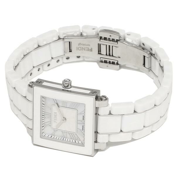 フェンディ 腕時計 レディース FENDI F622240B ホワイトパール ホワイト シルバー 詳細画像