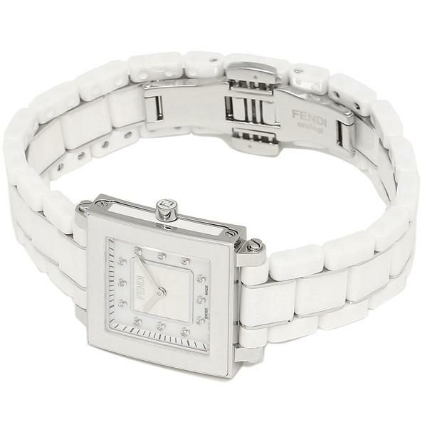 フェンディ 腕時計 レディース FENDI F622240BD ホワイトパール ホワイト シルバー 詳細画像