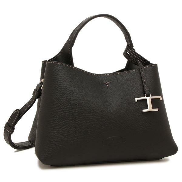 トッズ ショルダーバッグ ハンドバッグ Tタイムレス マイクロ 2WAY ブラック レディース TODS XBWAPAEL000 QRI B999 トッズ ショルダーバッグ ハンドバッグ Tタイムレス マイクロ 2WAY ブラック レディース TODS XBWAPAEL000 QRI B999