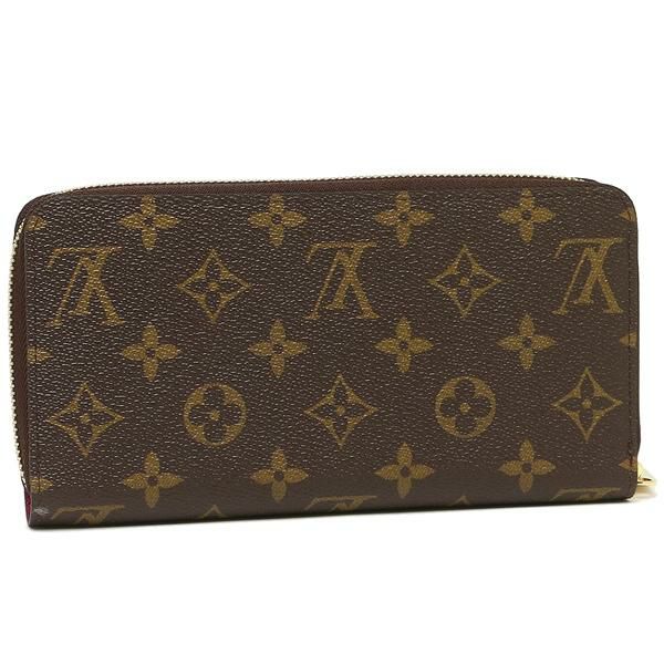 ルイヴィトン 長財布 レディース LOUIS VUITTON M41895 ブラウン ピンク 詳細画像