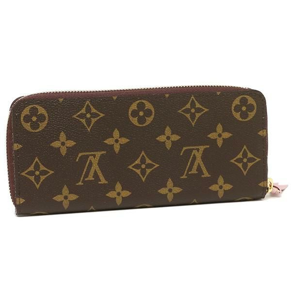 ルイヴィトン 長財布 レディース LOUIS VUITTON M61298 ブラウン ライトピンク 詳細画像