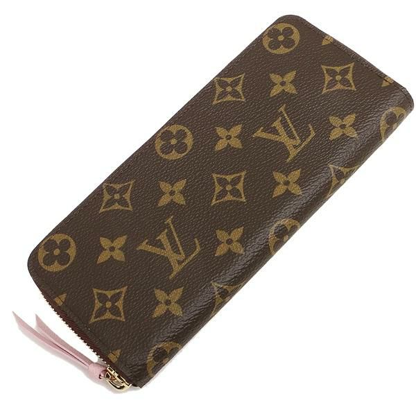 ルイヴィトン 長財布 レディース LOUIS VUITTON M61298 ブラウン ライトピンク 詳細画像