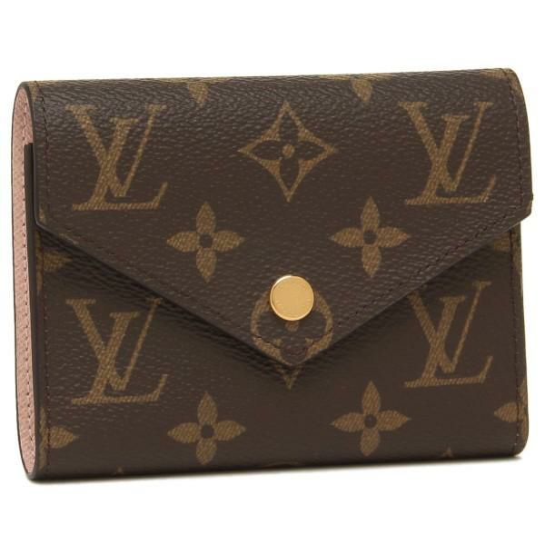 ルイヴィトン 折財布 レディース LOUIS VUITTON M62360 ブラウン ライトピンク