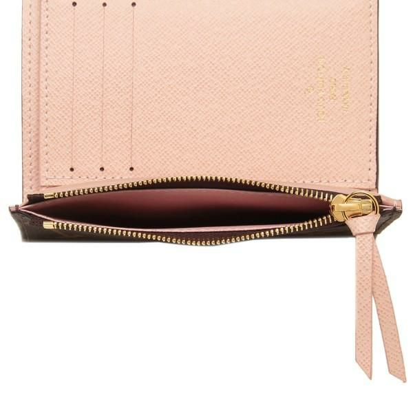 ルイヴィトン 折財布 レディース LOUIS VUITTON M62360 ブラウン ライトピンク 詳細画像