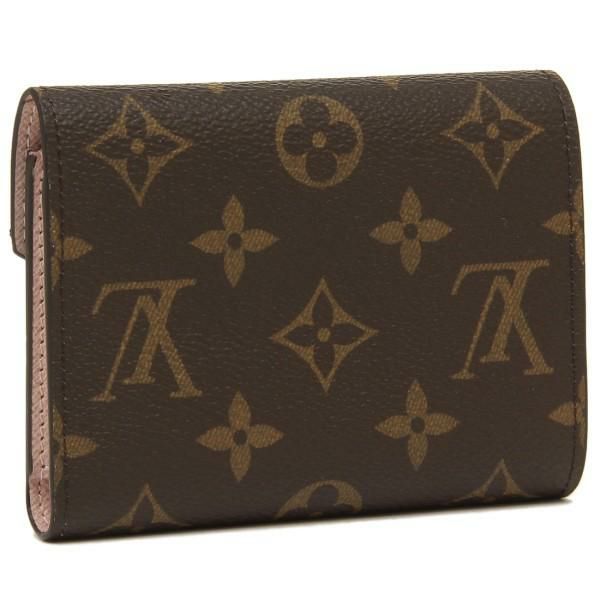 ルイヴィトン 折財布 レディース LOUIS VUITTON M62360 ブラウン ライトピンク 詳細画像