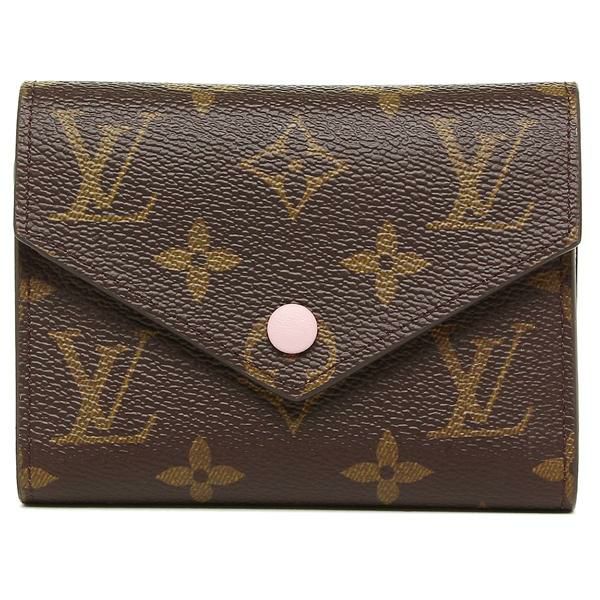 ルイヴィトン 折財布 レディース LOUIS VUITTON M62360 ブラウン ライトピンク 詳細画像