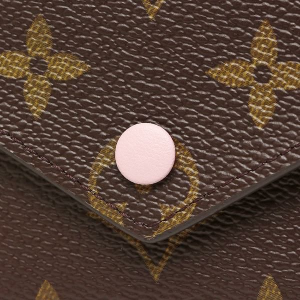 ルイヴィトン 折財布 レディース LOUIS VUITTON M62360 ブラウン ライトピンク 詳細画像