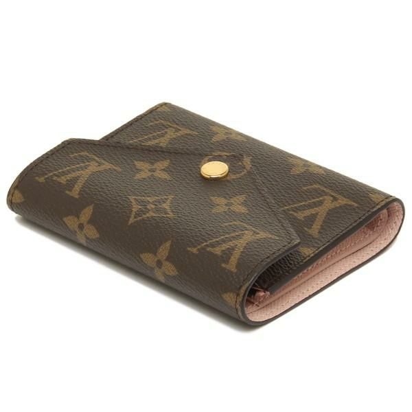 ルイヴィトン 折財布 レディース LOUIS VUITTON M62360 ブラウン ライトピンク 詳細画像