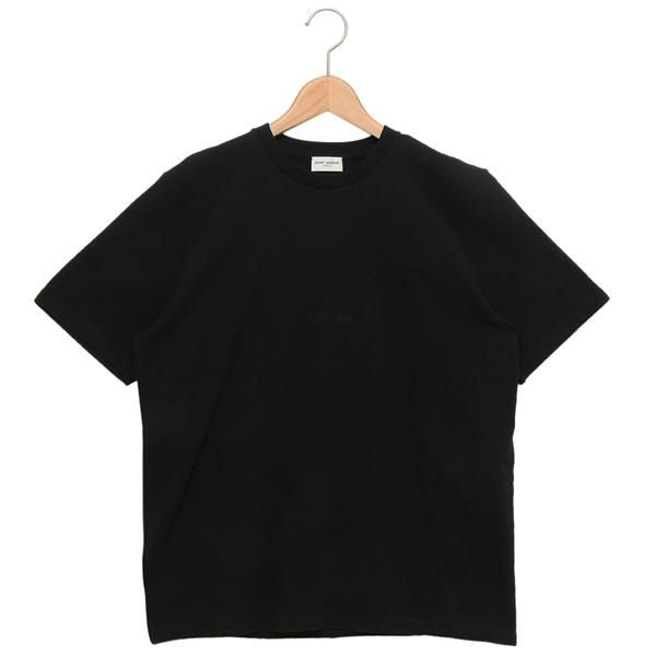 サンローランパリ Tシャツ カットソー ブラック レディース SAINT LAURENT PARIS 747125 YB2XE 1000 XS サンローランパリ Tシャツ カットソー ブラック レディース SAINT LAURENT PARIS 747125 YB2XE 1000 XS
