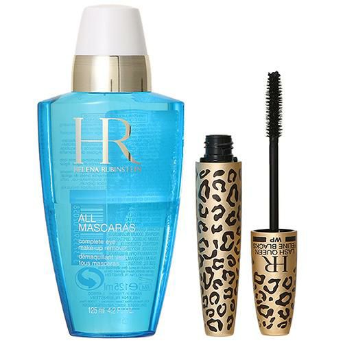 【セット】ヘレナルビンスタイン HELENA RUBINSTEIN ラッシュ クイーン フェリン ブラック 【ウォータープルーフ】 + オール マスカラ リムーバー 125mL