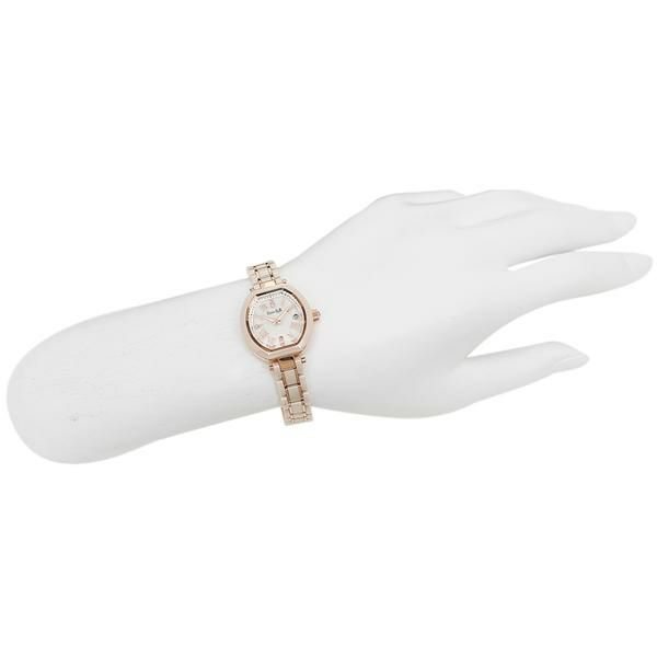 ルビンローザ 腕時計 レディース Rubin Rosa R308PBE ピンクゴールド ホワイトベージュ 詳細画像