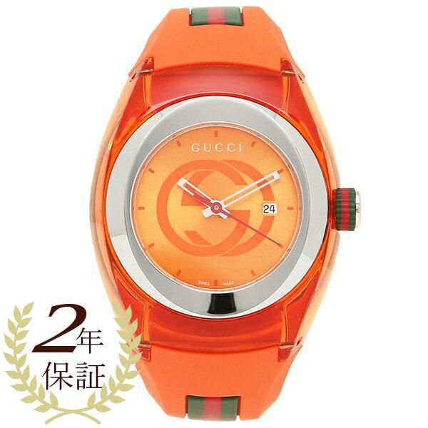 グッチ 時計 GUCCI YA137311 SYNC レディース/メンズ 腕時計 ウォッチ オレンジ/シルバー