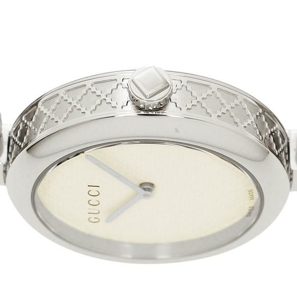 グッチ 時計 GUCCI YA141402 DIAMANTISSIMA ディアマンティッシマ レディース腕時計ウォッチ ホワイト/シルバー 詳細画像