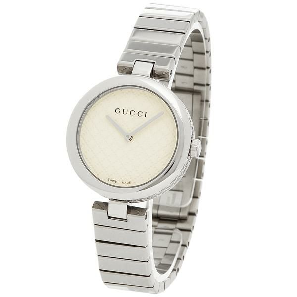 グッチ 時計 GUCCI YA141402 DIAMANTISSIMA ディアマンティッシマ レディース腕時計ウォッチ ホワイト/シルバー 詳細画像