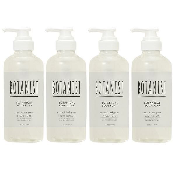 【セット】 ボタニスト BOTANIST ボタニカル ボディーソープ クリアクレンズ カシス＆リーフグリーン 490mL 4個セット